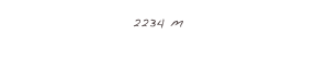 2234 m